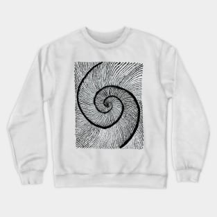 Double shell Fibonacci spiral golden ratio Crewneck Sweatshirt